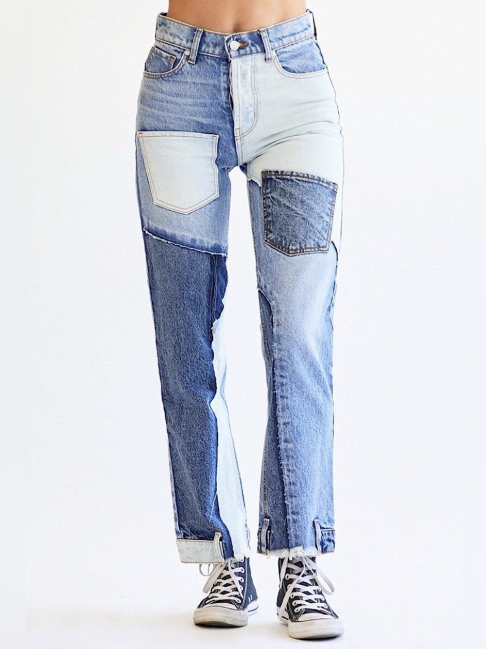 REVICE Matchmaker Love at First Sight Patchwork Jeans Size 31 Y2K